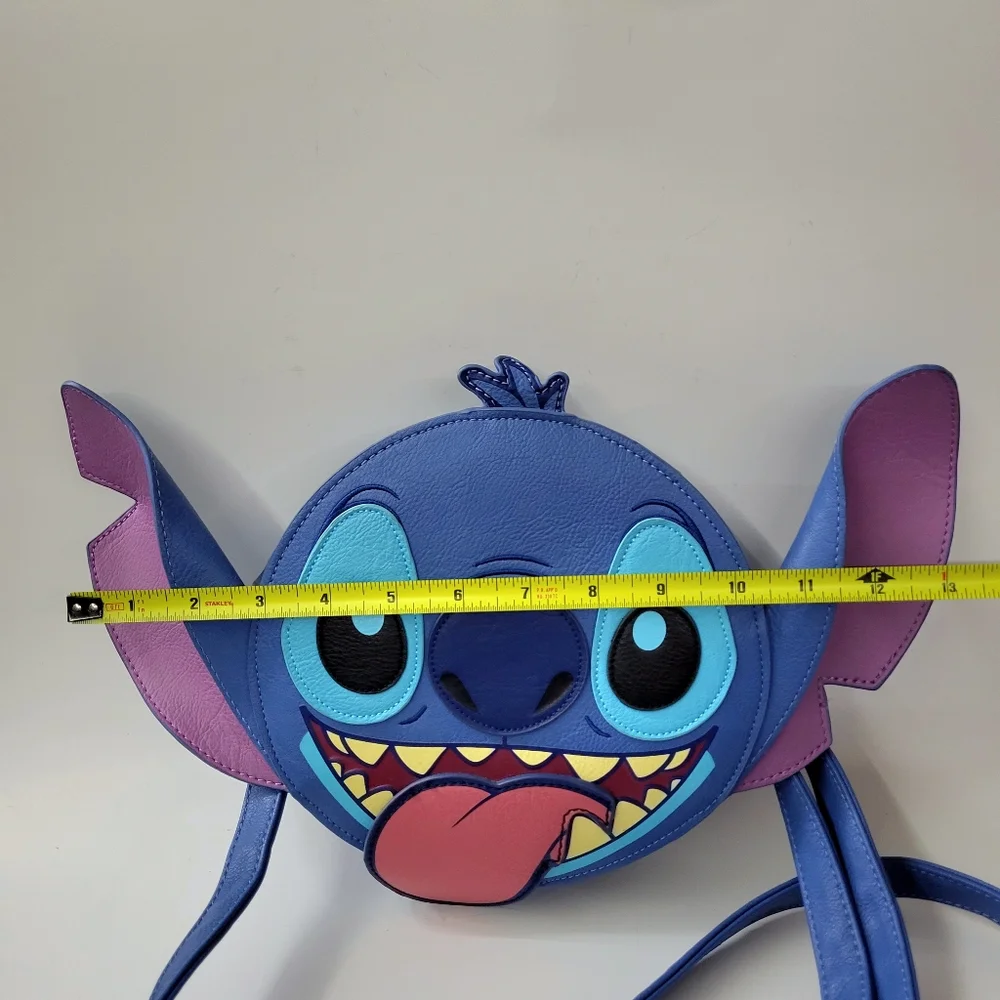 New Disney Parks Loungefly Stitch Blue Crossbody Purse Bag - Picture 6 of 9